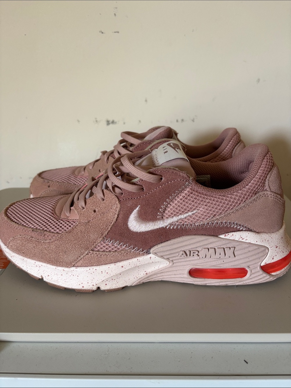 Nike Women’s Air Max Pink Suede & Mesh Sneakers